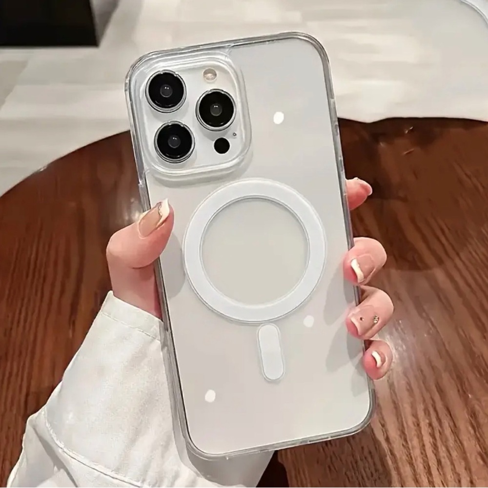 Clear Fashion Case for iPhone 16 Pro Max
